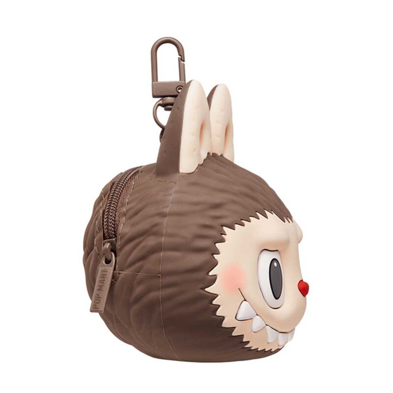 LABUBU Originals-Brown Silicone Earphone Bag - Image 2