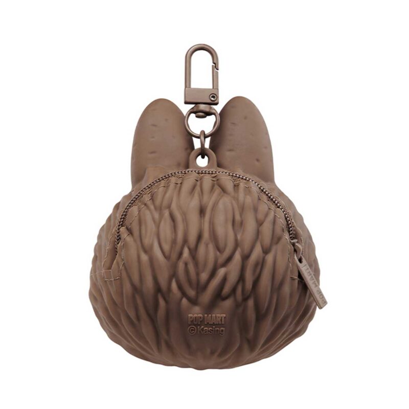 LABUBU Originals-Brown Silicone Earphone Bag - Image 3