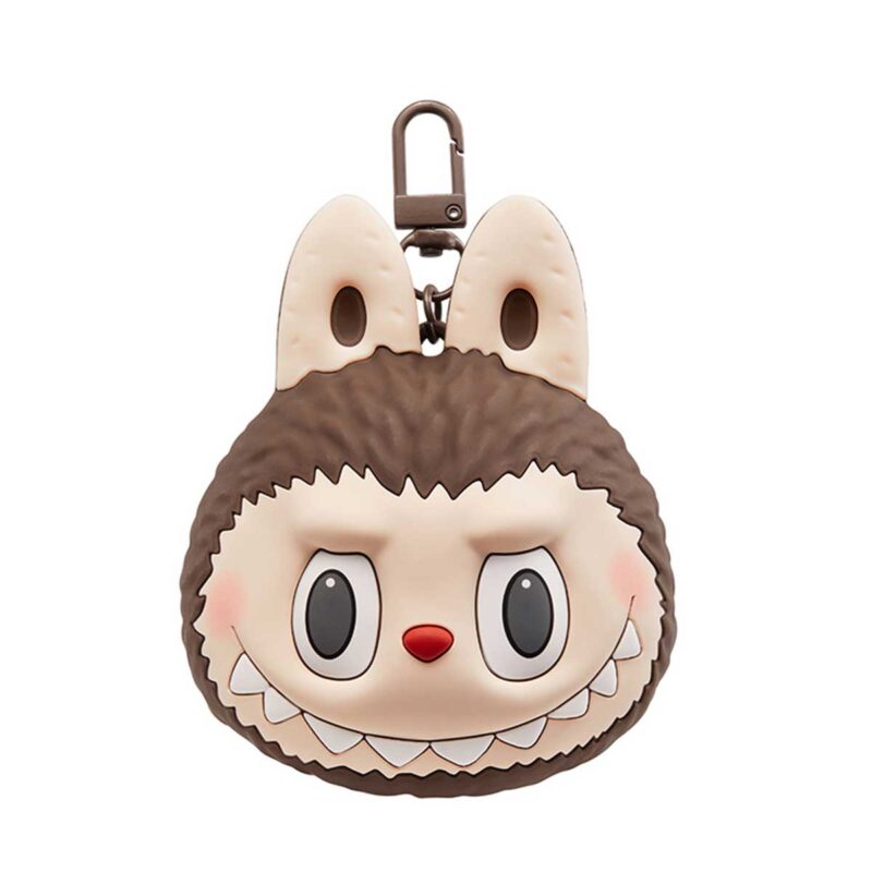 LABUBU Originals-Brown Silicone Earphone Bag - Image 4