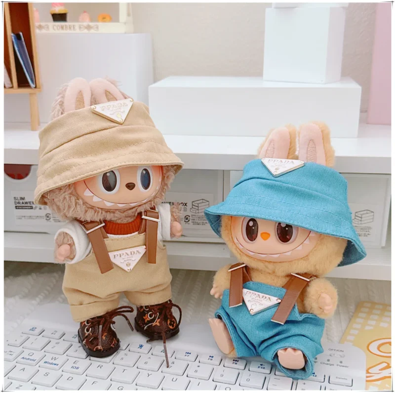 17cm Mini Doll Clothes Outfit Clothes Glasses 17cm Labubu II Dolls Clothes Doll Accessories Cultivate Sitting Party Game Toys - Image 15