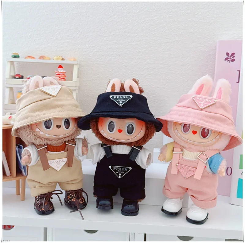 17cm Mini Doll Clothes Outfit Clothes Glasses 17cm Labubu II Dolls Clothes Doll Accessories Cultivate Sitting Party Game Toys - Image 7