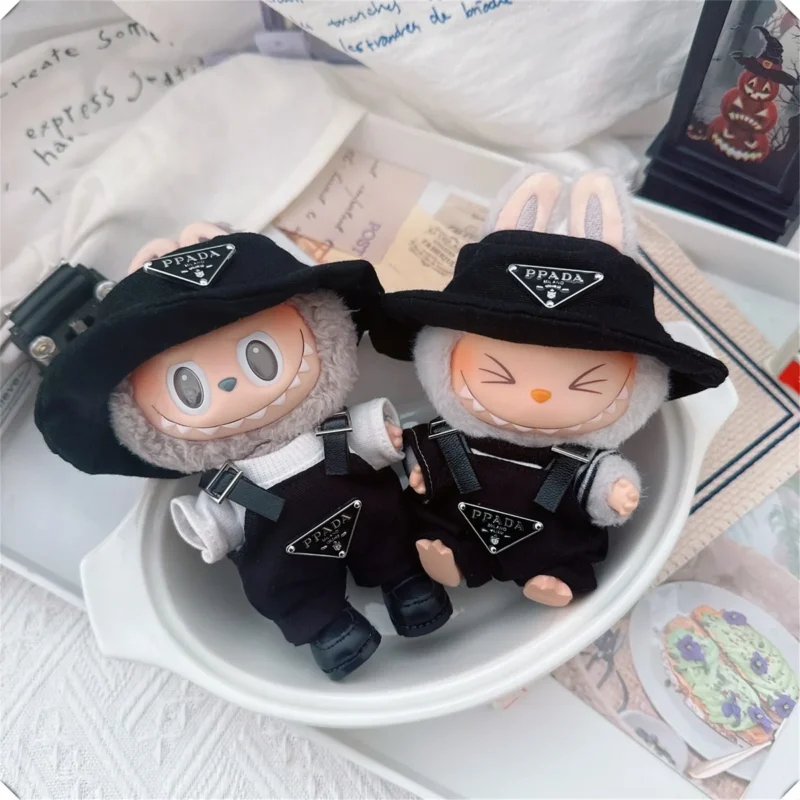 17cm Mini Doll Clothes Outfit Clothes Glasses 17cm Labubu II Dolls Clothes Doll Accessories Cultivate Sitting Party Game Toys - Image 18