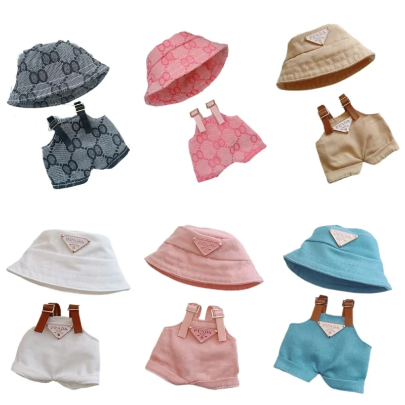 17cm Mini Doll Clothes Outfit Clothes Glasses 17cm Labubu II Dolls Clothes Doll Accessories Cultivate Sitting Party Game Toys