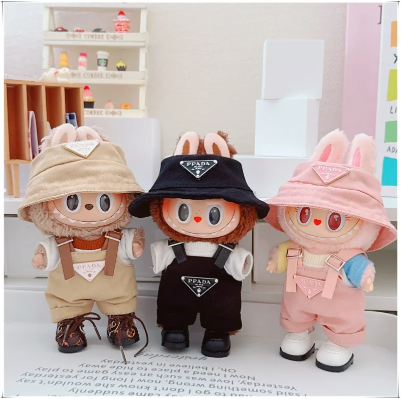 17cm Mini Doll Clothes Outfit Clothes Glasses 17cm Labubu II Dolls Clothes Doll Accessories Cultivate Sitting Party Game Toys - Image 10