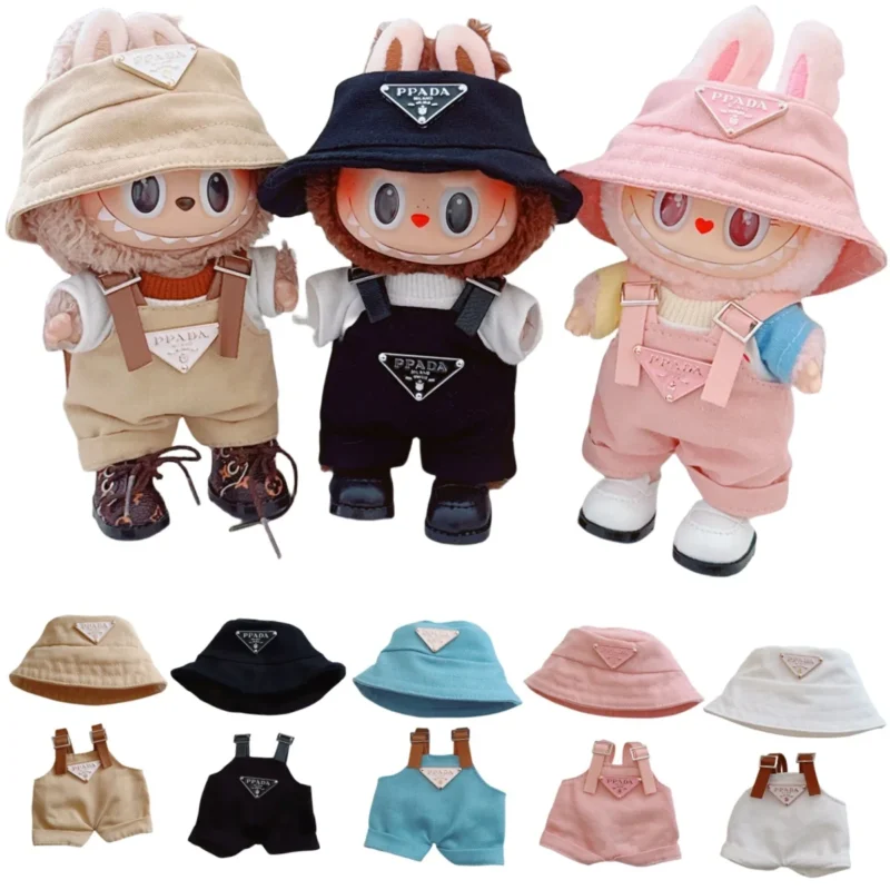 17cm Mini Doll Clothes Outfit Clothes Glasses 17cm Labubu II Dolls Clothes Doll Accessories Cultivate Sitting Party Game Toys - Image 5