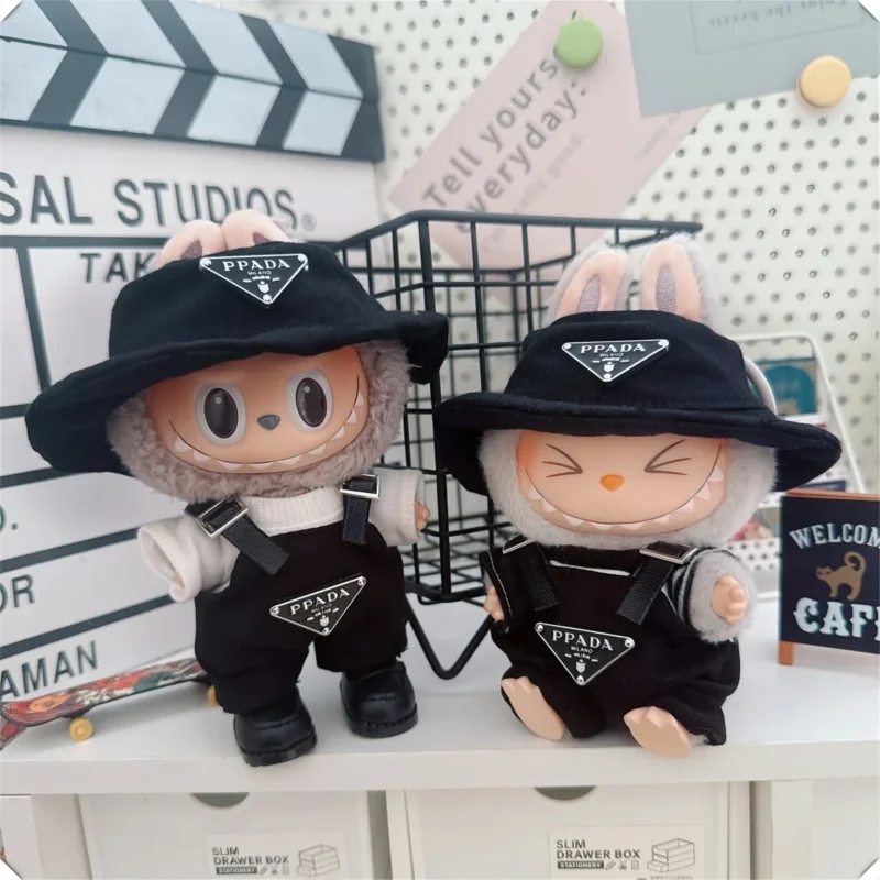17cm Mini Doll Clothes Outfit Clothes Glasses 17cm Labubu II Dolls Clothes Doll Accessories Cultivate Sitting Party Game Toys - Image 29